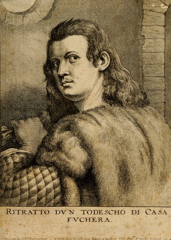 Ritratto di giovane con pelliccia